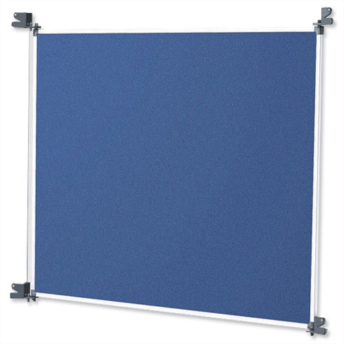 Nobo Modular Large Felt Panel Bl&Gry