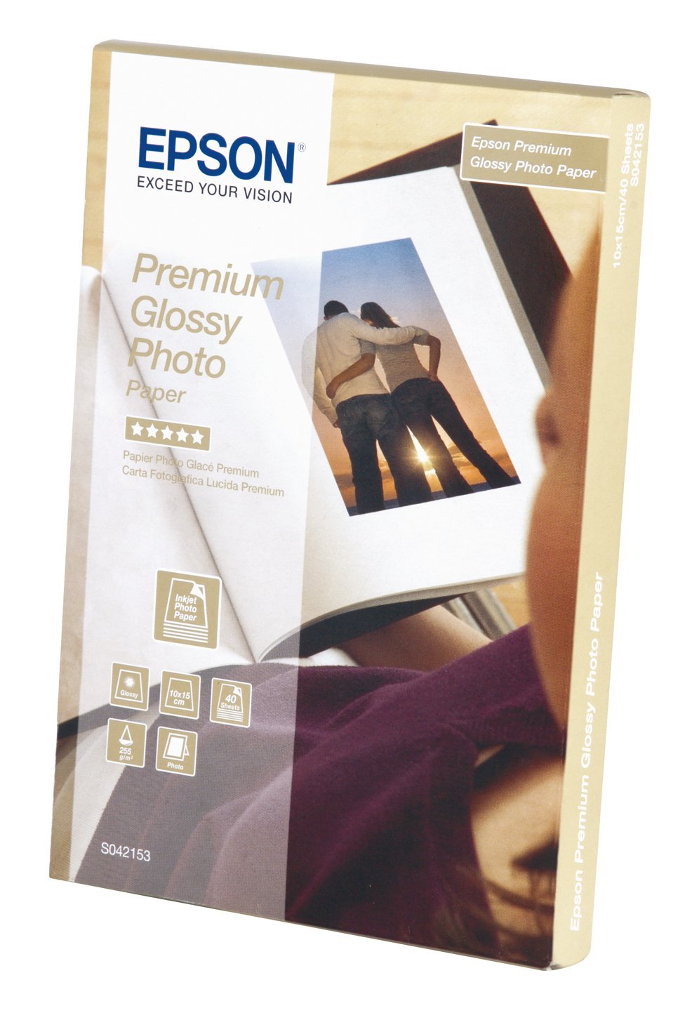 Epson C13S042153 Glossy Photo Paper 10x15cm 40 Sheets