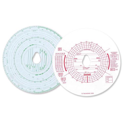 Chartwell Tachograph Discs Kienzle Dual