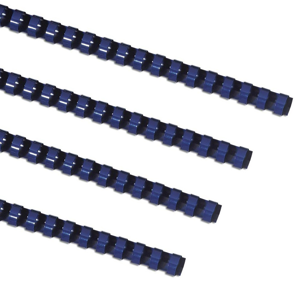 14mm Plastic Binding Combs Blue PK100