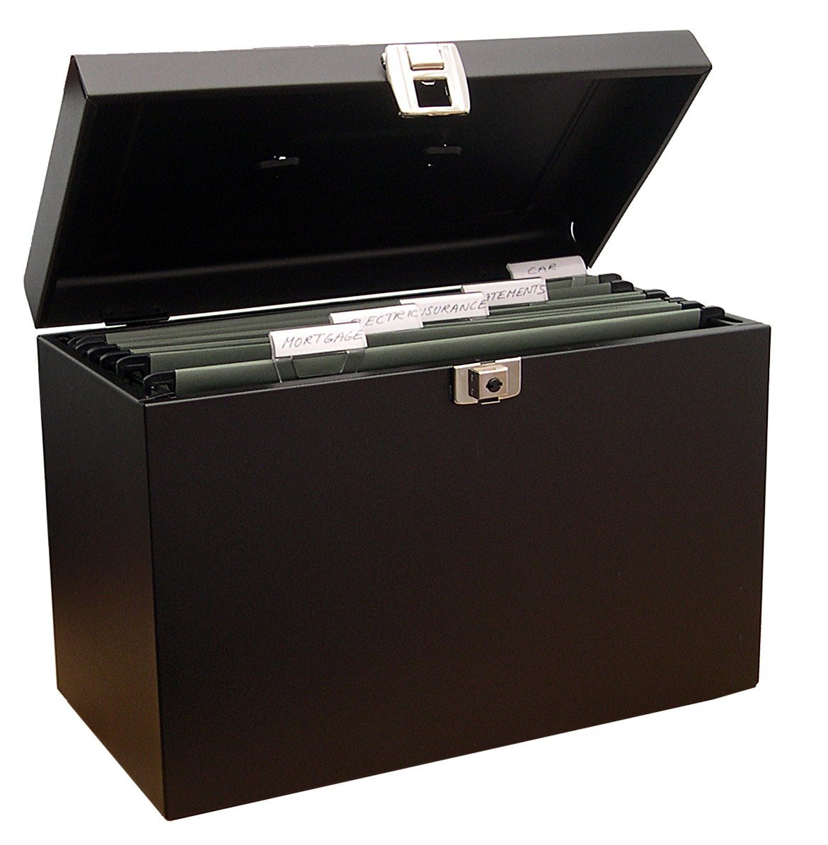 Value Metal File Box A4 BK