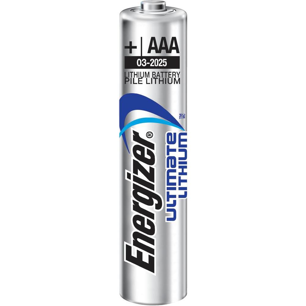 AAA Energizer Ultimate AAA Lithium Batteries (Pack 4)
