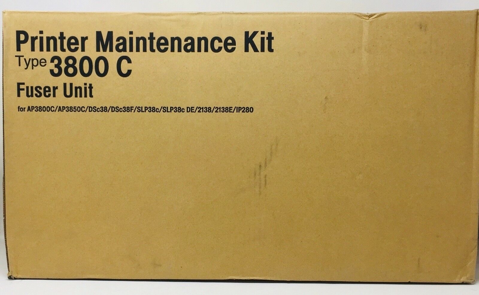 RICOH AP3800 FUSER UNIT TYPE 3800C