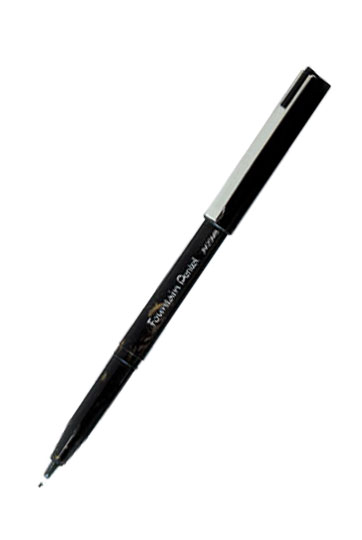 Pentel Disposable Fountain Pen Black (Pack 12)