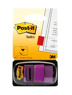 Post-it Index Flags 25mm 50 Tabs PU PK12