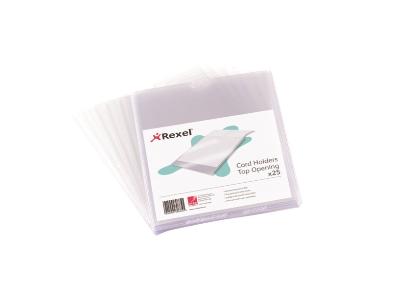 Rexel Nyrex Card Holder 152x102mm (PK25)
