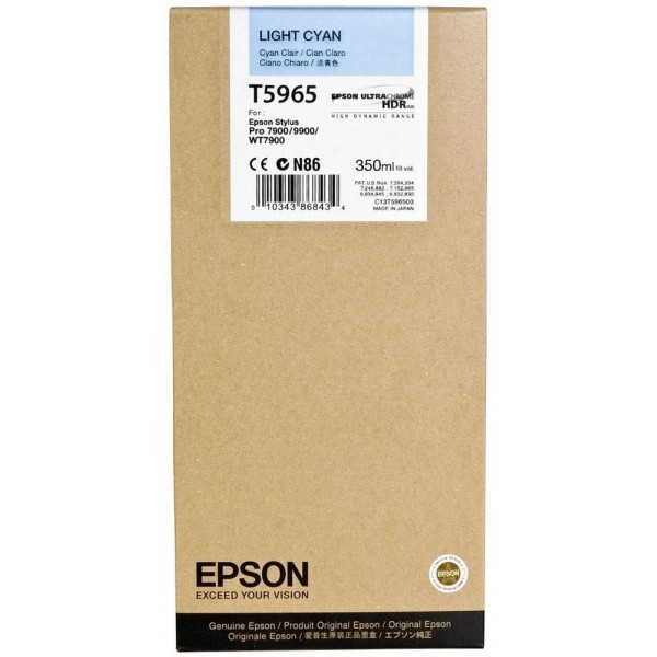 Epson C13T596500 T5965 Light Cyan Ink 350ml