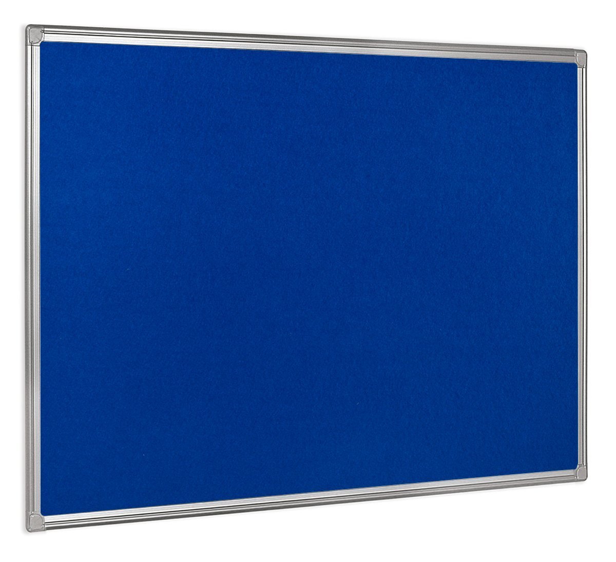 Bi-Office Maya Blue Felt Noticeboard Plastic Frame 600x450mm