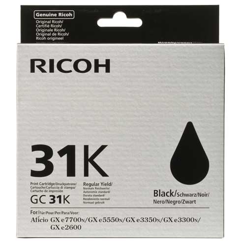 Ricoh 405688 GC31K Black Gel Ink 1.92K Review