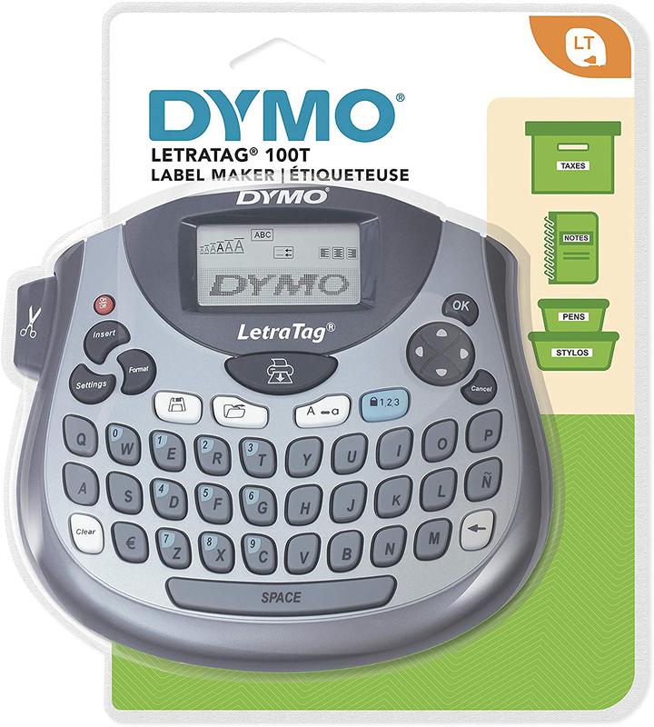Dymo LetraTag LT-100T Plus Label Maker QWERTY Keyboard Label Printer for Office or Home S0758380