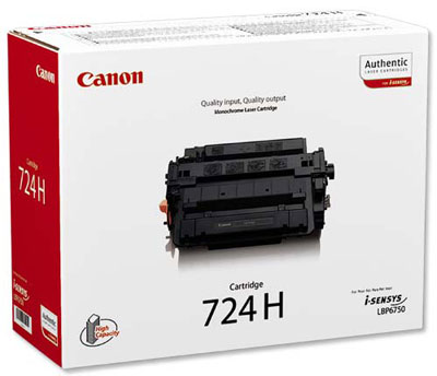 Canon 3482B002 724 Black Toner 12.5K