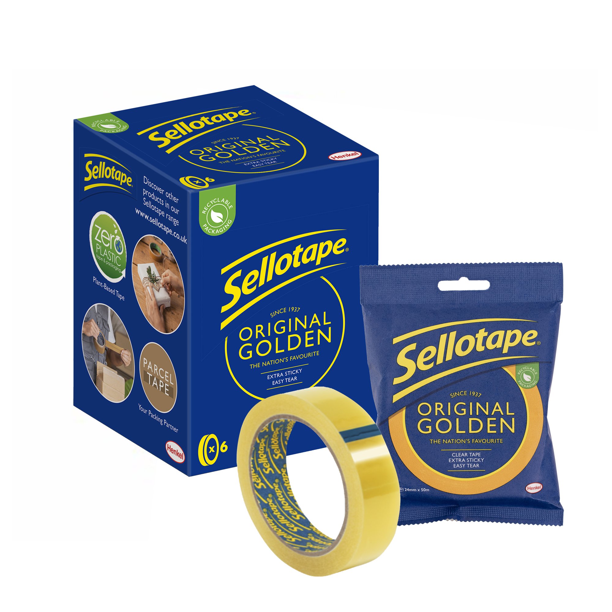 Sellotape Double Sided Tape 15mmx5m (Pack of 12) 1445293