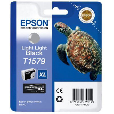 Epson T15779 Turtle Light Black Standard Capacity Ink Cartridge 26Ml - C13T15794