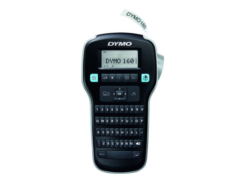 Labelling Machines Dymo LabelManager 160 Handheld Label Printer QWERTY Keyboard Black/Silver