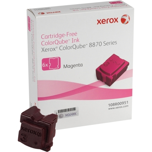 Ink Sticks Xerox Magenta Standard Capacity Solid Ink 4.2k pages for CQ8700 - 108R00996