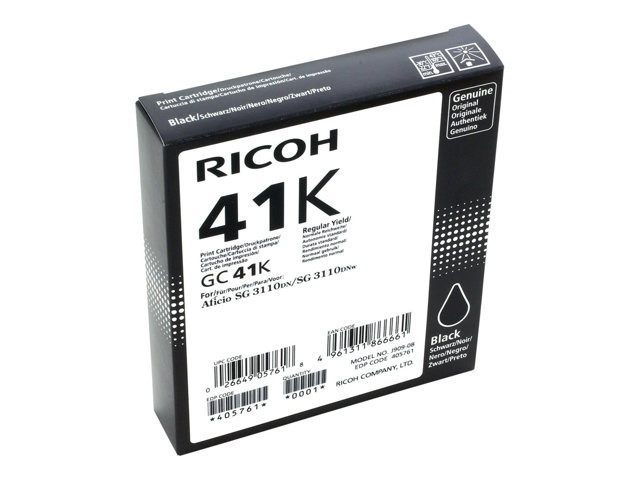 Ricoh 405761 GC41K Black Gel Ink 2.5K Review