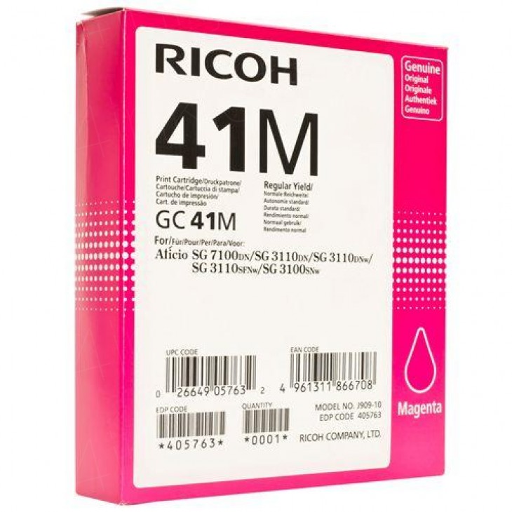 Ricoh 405763 GC41M Magenta Gel Ink 2.2K Review