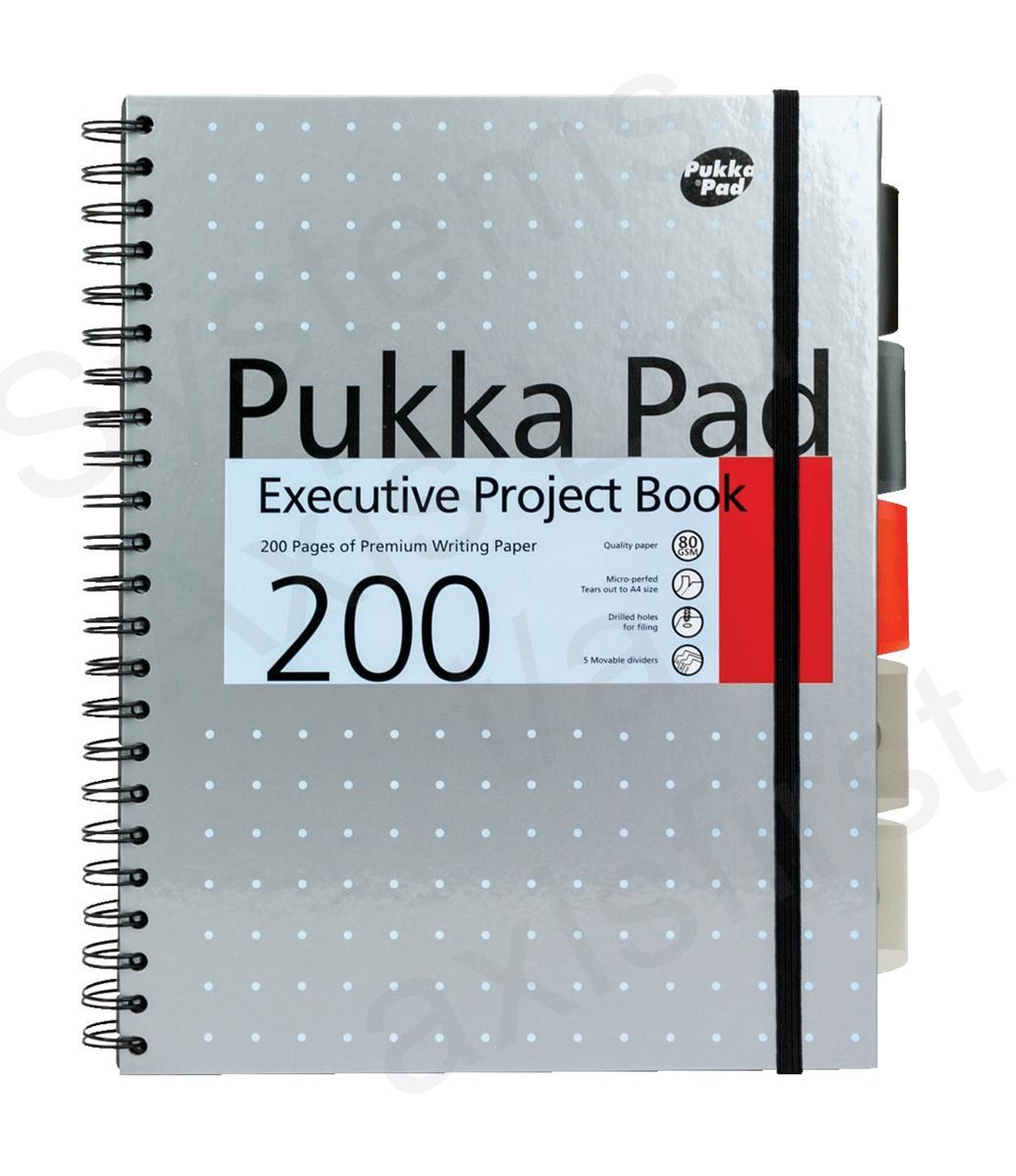 Pukka Metallic Project Book A4 PK3
