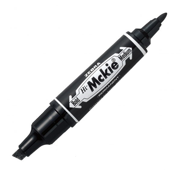 Mckie Bold Marker Black PK10