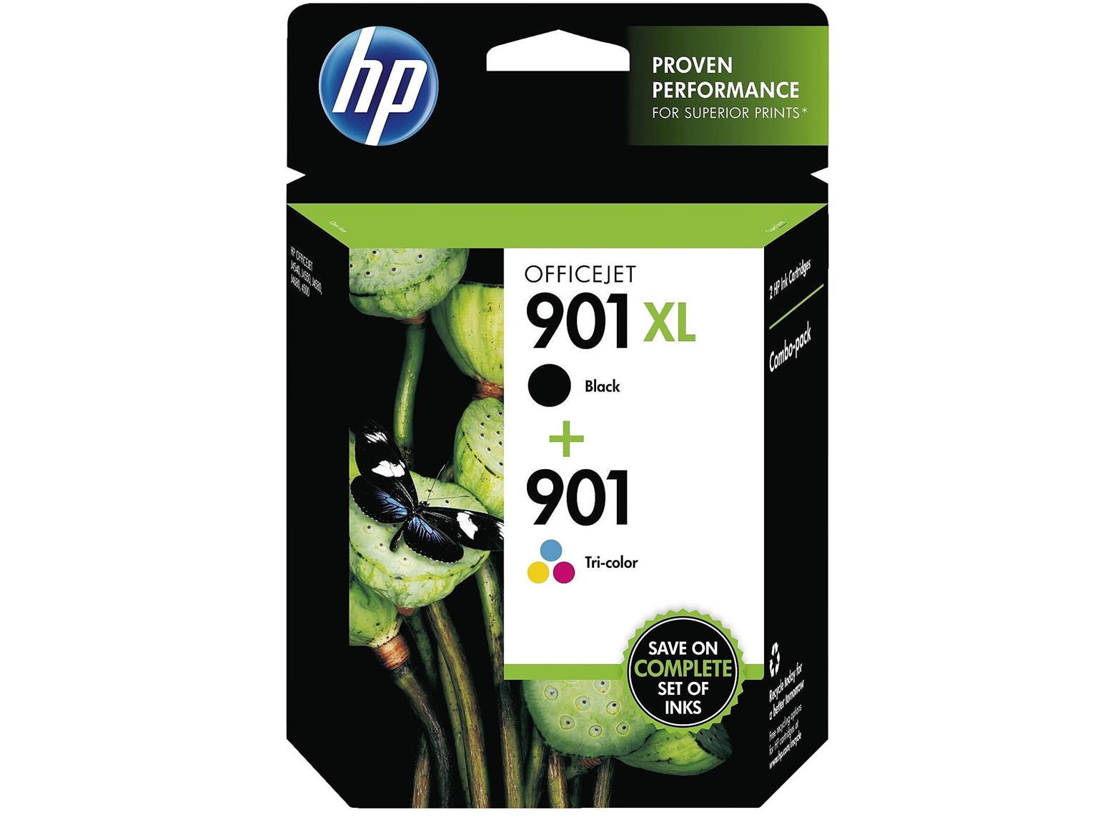 HP+901XL%2F901+Black+%2FCyan%2FMagenta%2FYellow+Ink+Cartridges+%28Pack+of+2%29+SD519AE