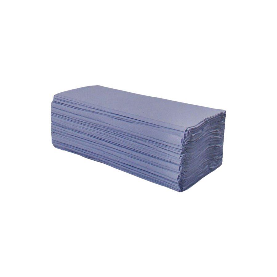 ValueX Hand Towel I-Fold 1 Ply 240 Sheet Blue (Pack 15)