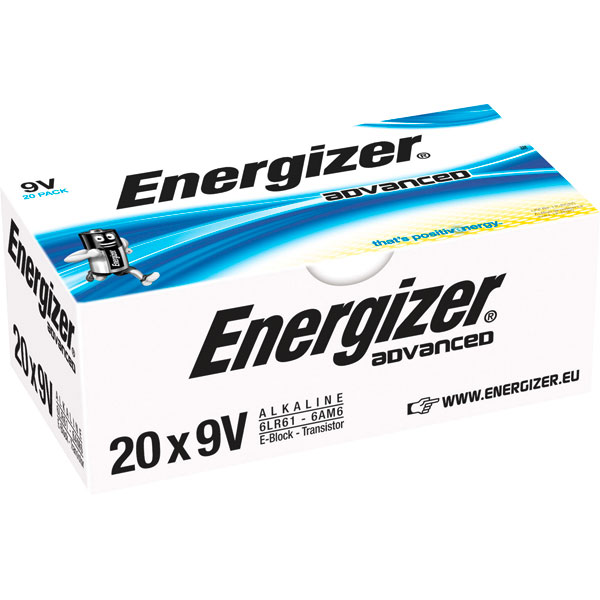 Energizer Advanced 522/9V PK20