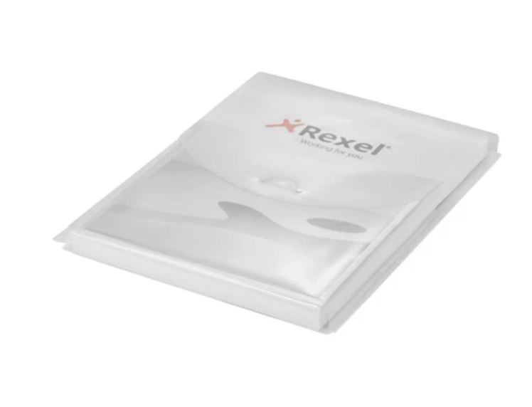 Rexel Exp Punch Pocket A4 Clear PK5