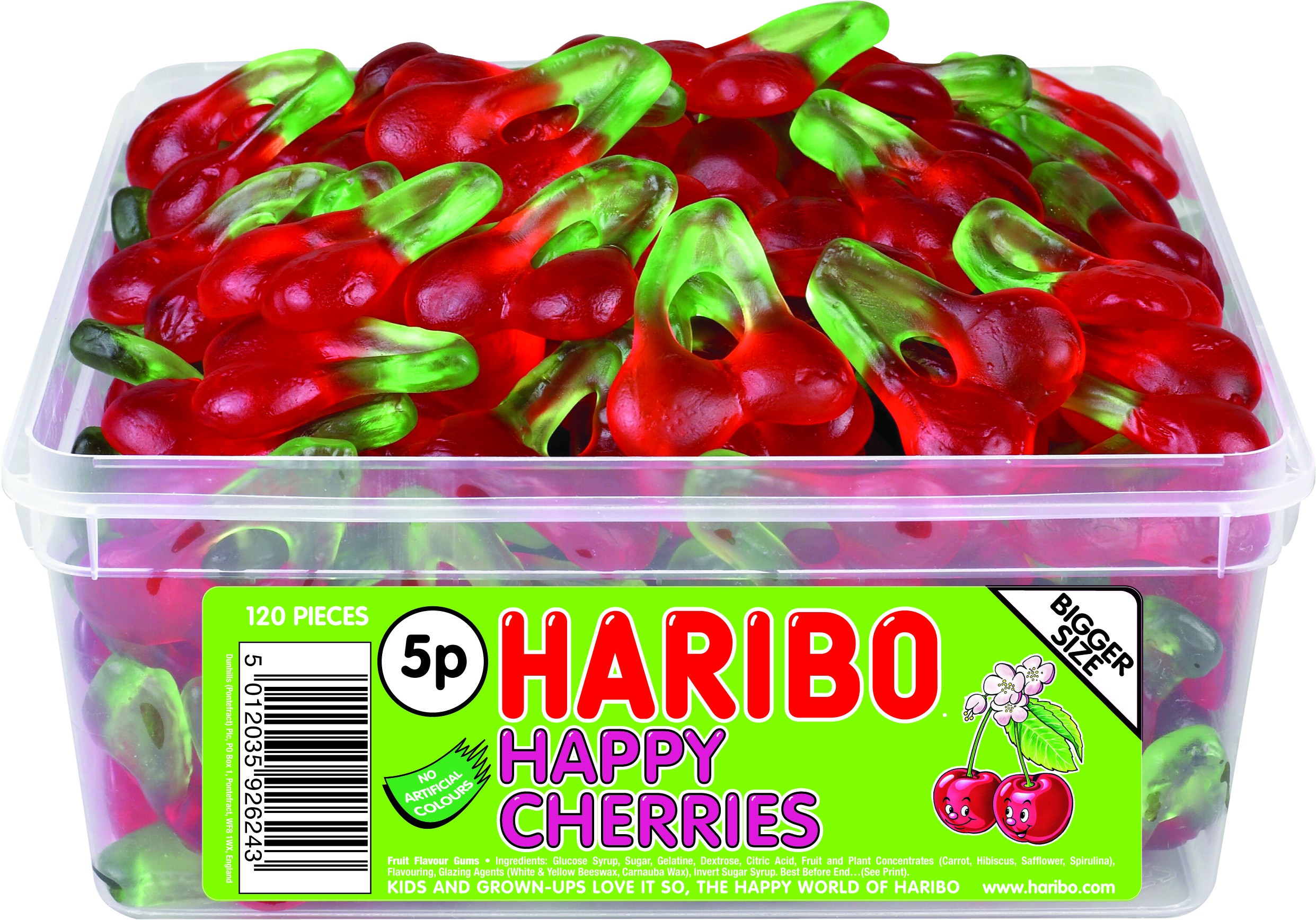Haribo Happy Cherries Sweets Tub of 120
