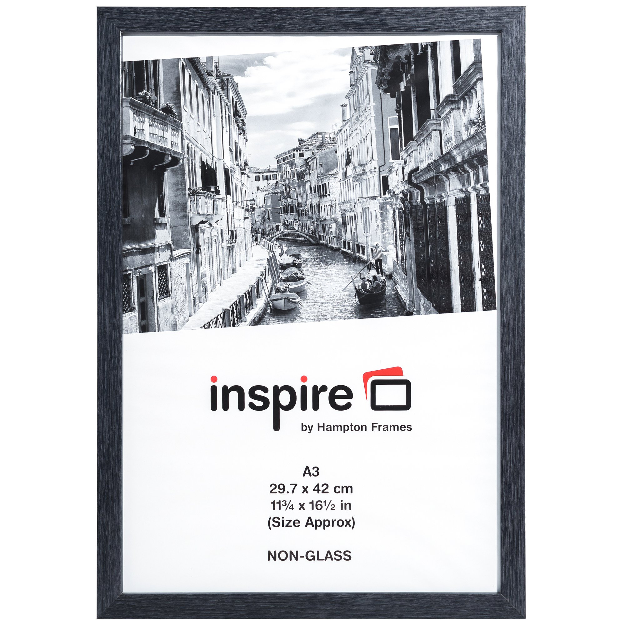 Certificate A3 Paperwrap Wood Frame GY