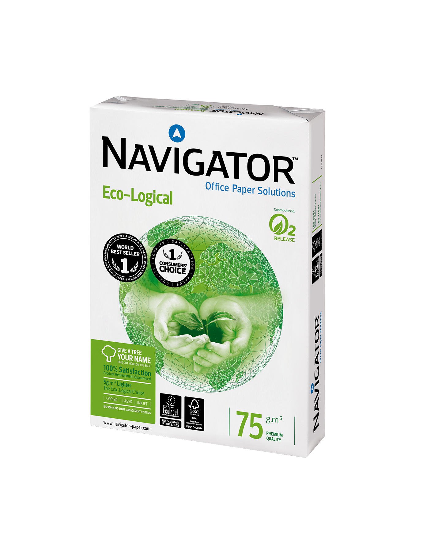 Navigator Eco 75gsm A4 BX10 reams