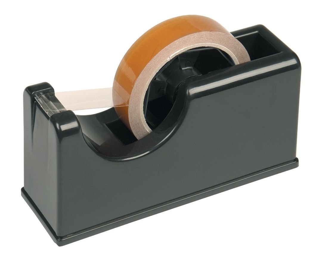 Tape Dispensers Pacplus Economy Desk Dispenser for 25mm Tapes Grey