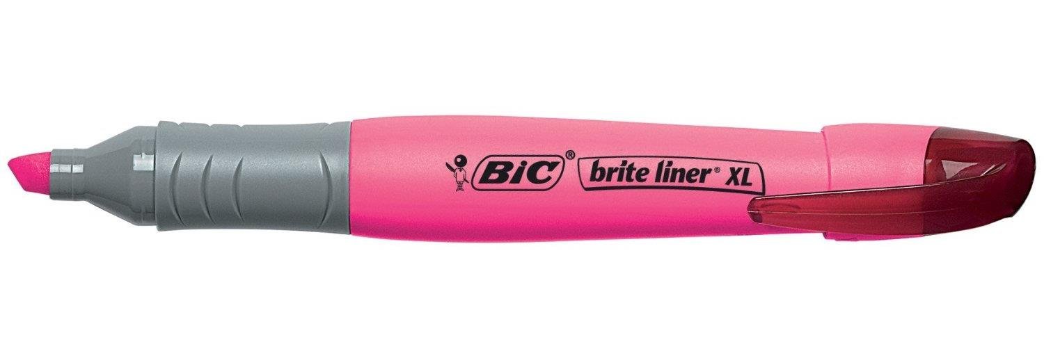 Bic Highlighter Grip XL Pink PK10
