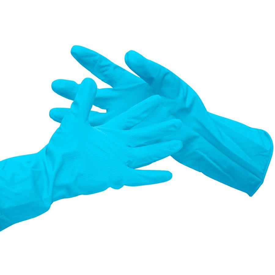 Hand Protection ValueX Household Rubber Gloves Blue Small