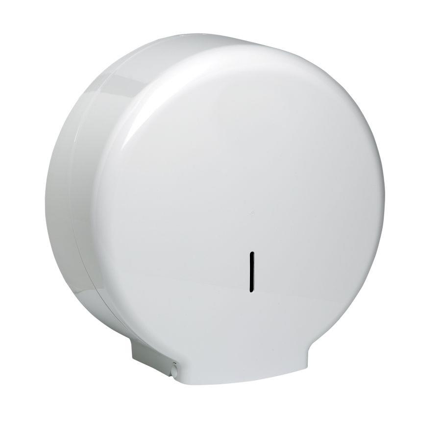 ValueX Mini Jumbo Toilet Roll Dispenser Plastic White 1101089