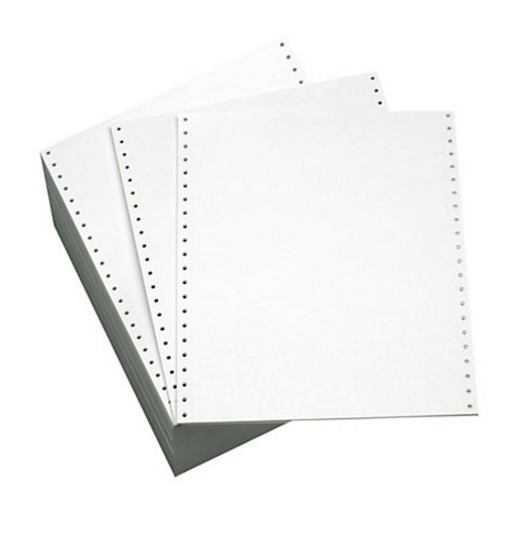 ValueX Listing Paper 11inx216mm 1 Part Plain Plain 60gsm White (Pack 2000)