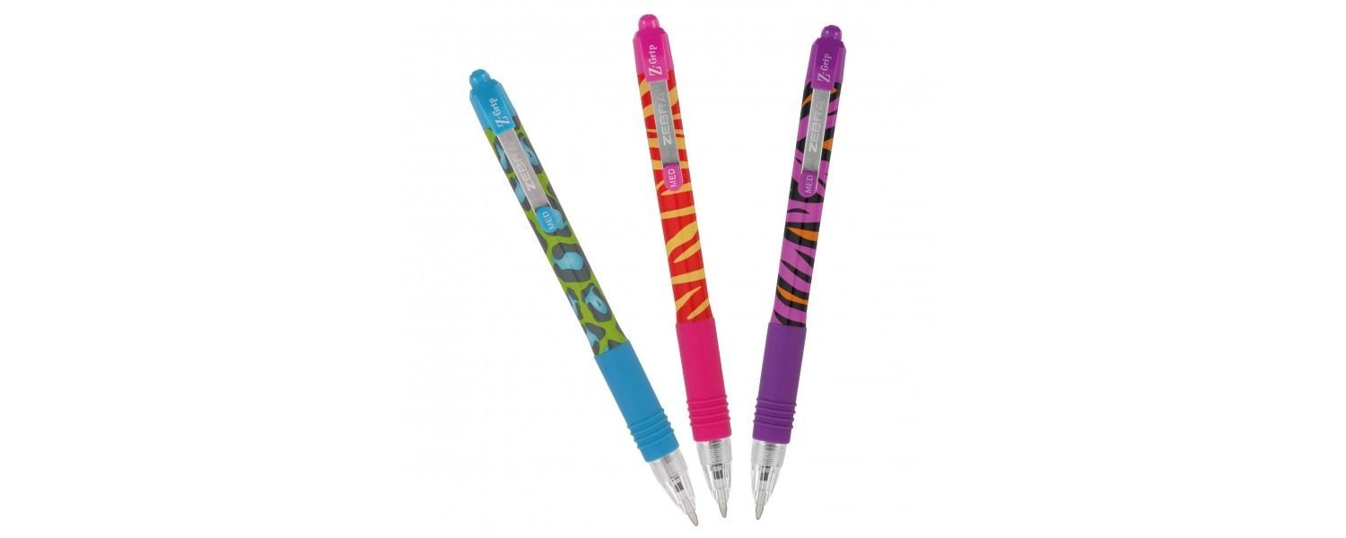 Z Grip Funky Brights Assorted PK3