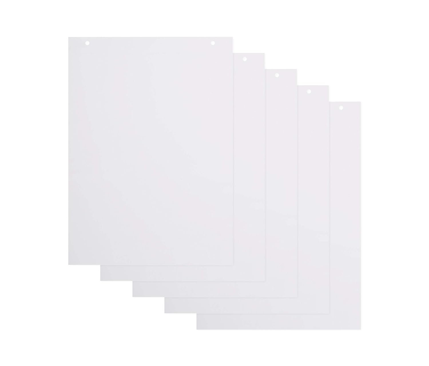 ValueX Flipchart Pad Plain A1 White 40 Sheets (Pack 5)