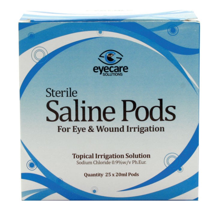 Blue Dot Sterile Eye Wash Pods 20ml (Pack 25)