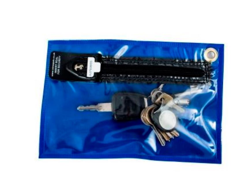 Bags Versapak Security Key Wallet 230x152mm Blue