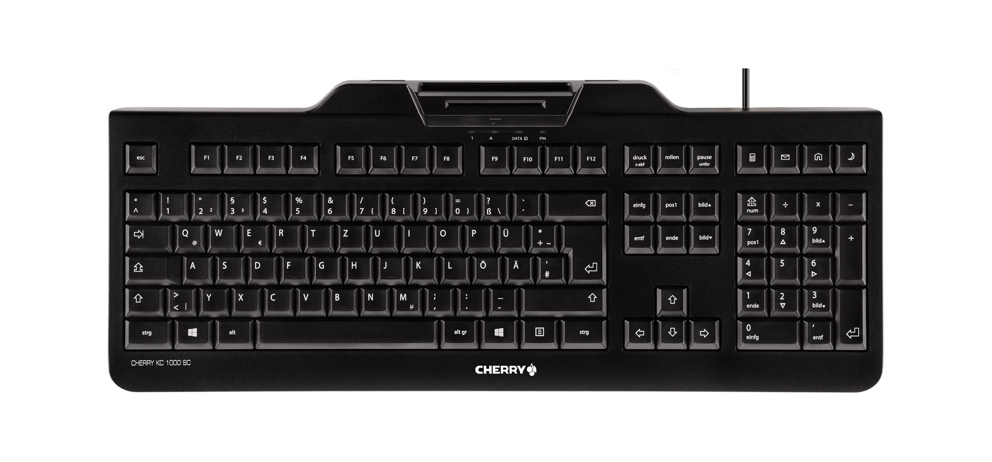 CHERRY KC 1000 SC USB QWERTY KEYBOARD Review