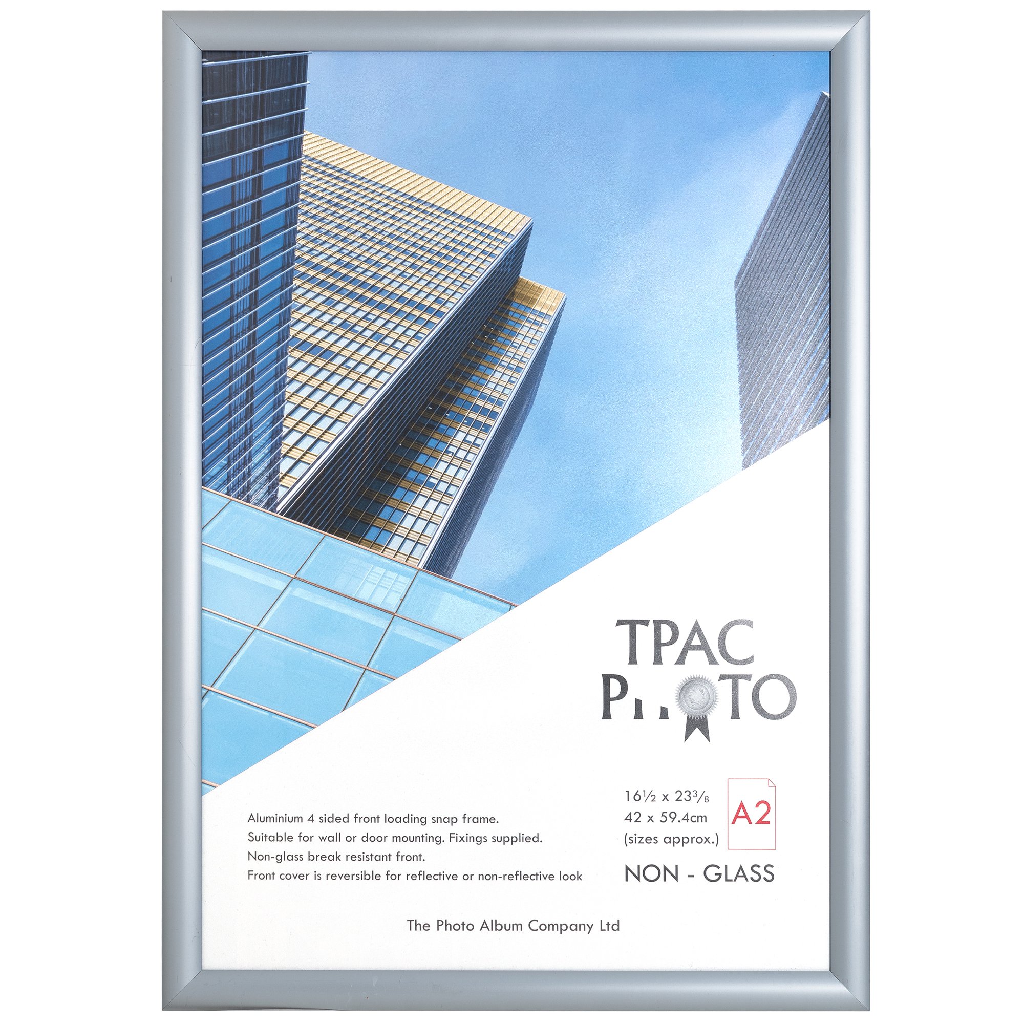 Photo Album Co Inspire for Business A2 Aluminium Snap Frame