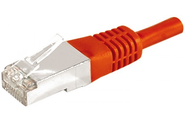 EXC RJ45 Cat.6A Red 2 Metre Cable