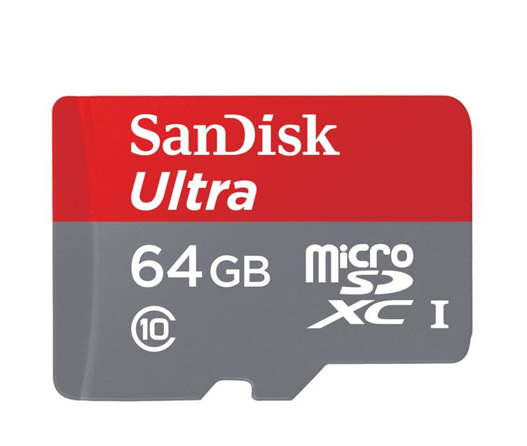 Ultra microSDXC 64GBSD Ad 100MBs