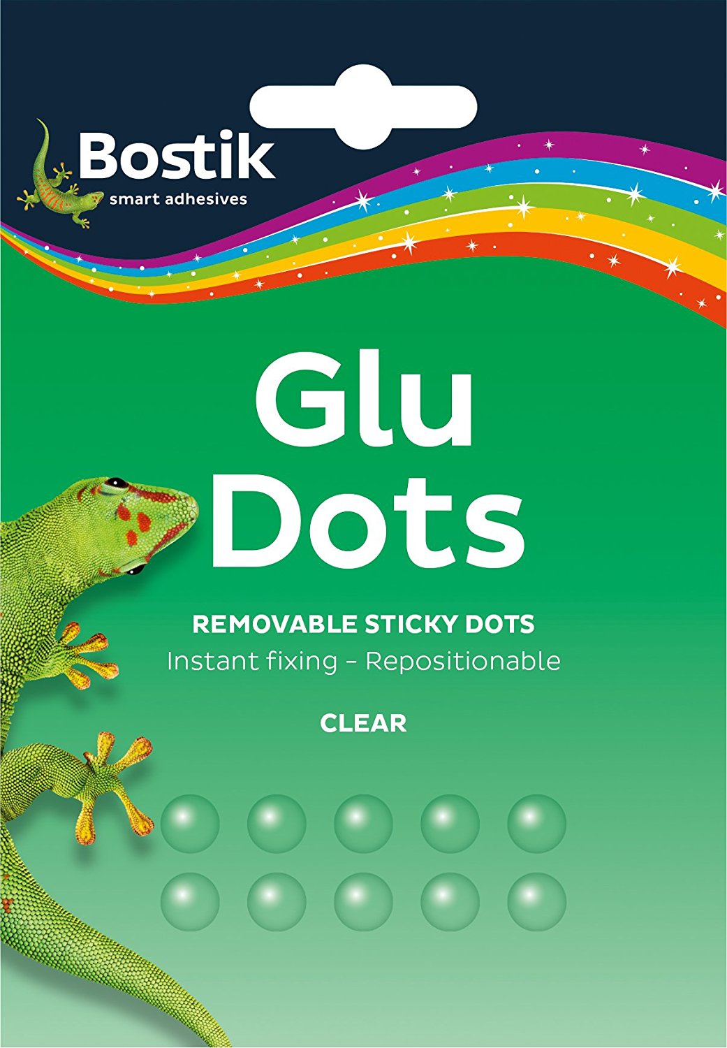 Fixers / Dots / Strips Bostik Removable Glu Dots 64 Dots (Pack 12)