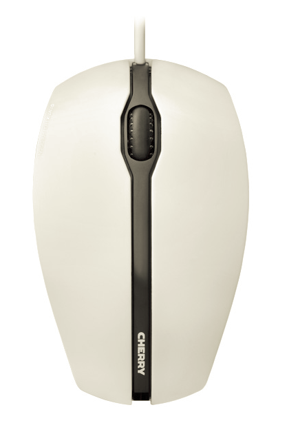 Cherry Gentix USB Type A Optical Ambidextrous 3 Button 1000 DPI White Mouse