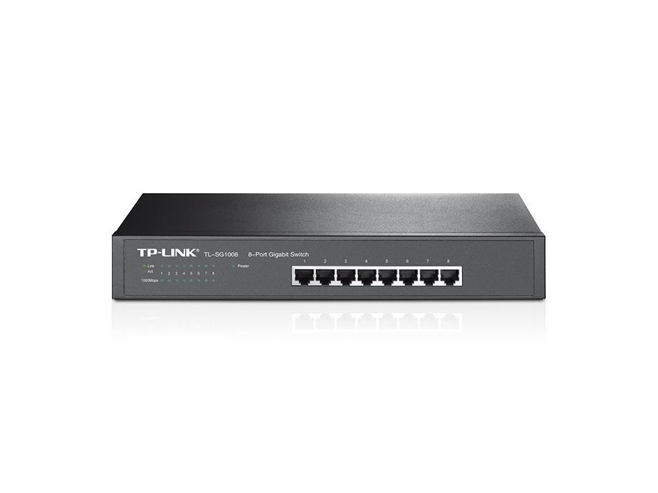 TP Link Unmanaged 8 Port Gigabit Rackmou