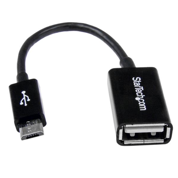 4in Micro USB to USB Adapter MF