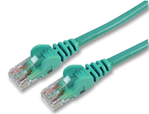 Cat5e Snagless UTP Cable Green 1m
