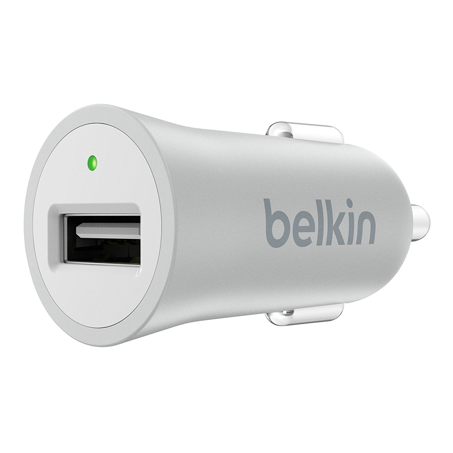 USB Car Charger Silver