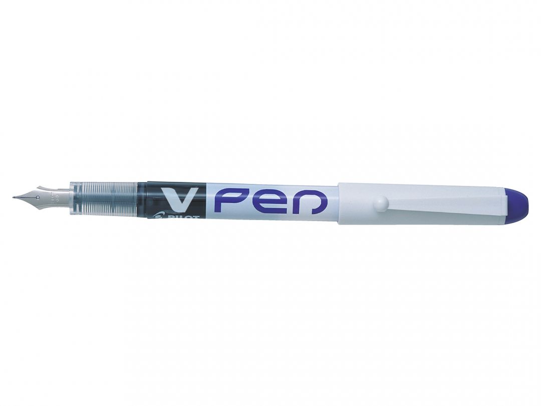 Fountain Pens Pilot V-Pen Erasable Disposable Fountain Pen Violet (Pack 12)